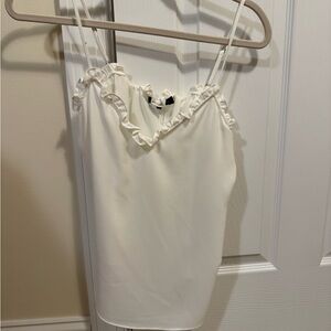 1. State Ivory Ruffle Camisole Top NWT SIZE XS